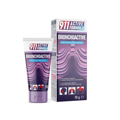 911 Крем Бронхоактив 70гр (активная формула)