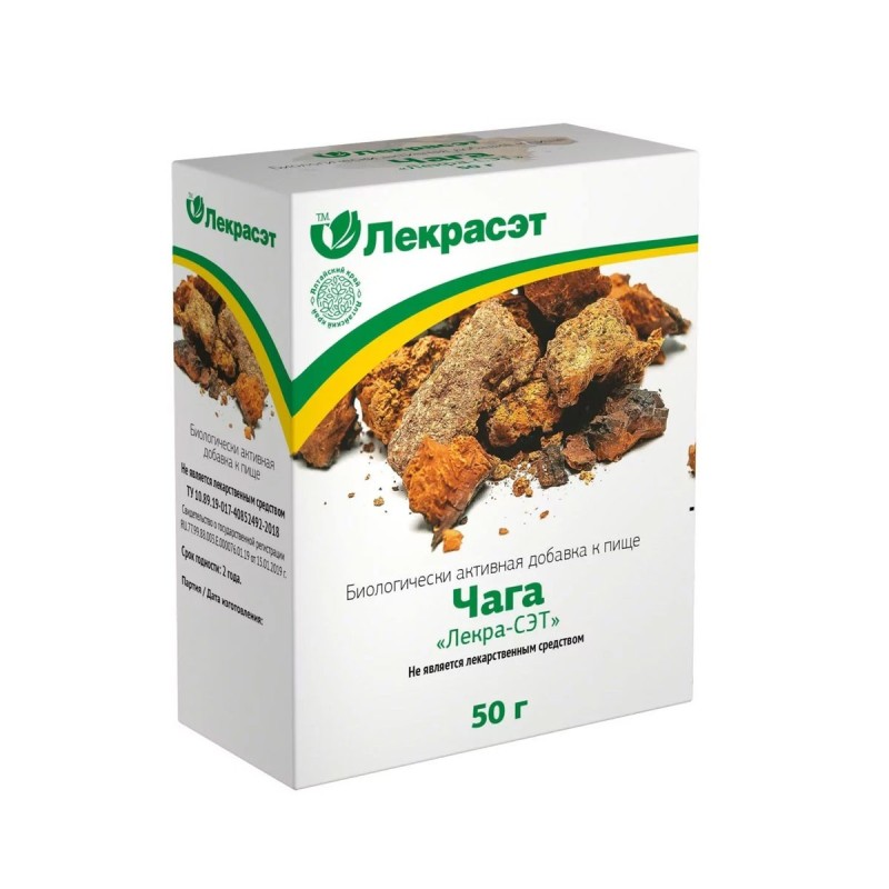 Чага 50г Лекрасэт