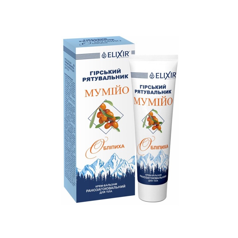 Крем-бальзам 75 мл "Горный спасатель" мумие с облепихой