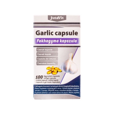 Чесночное масло капс.№100