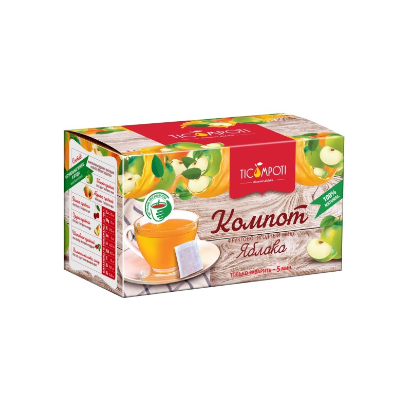 Компот ЯБЛОКО (16пак*7гр)