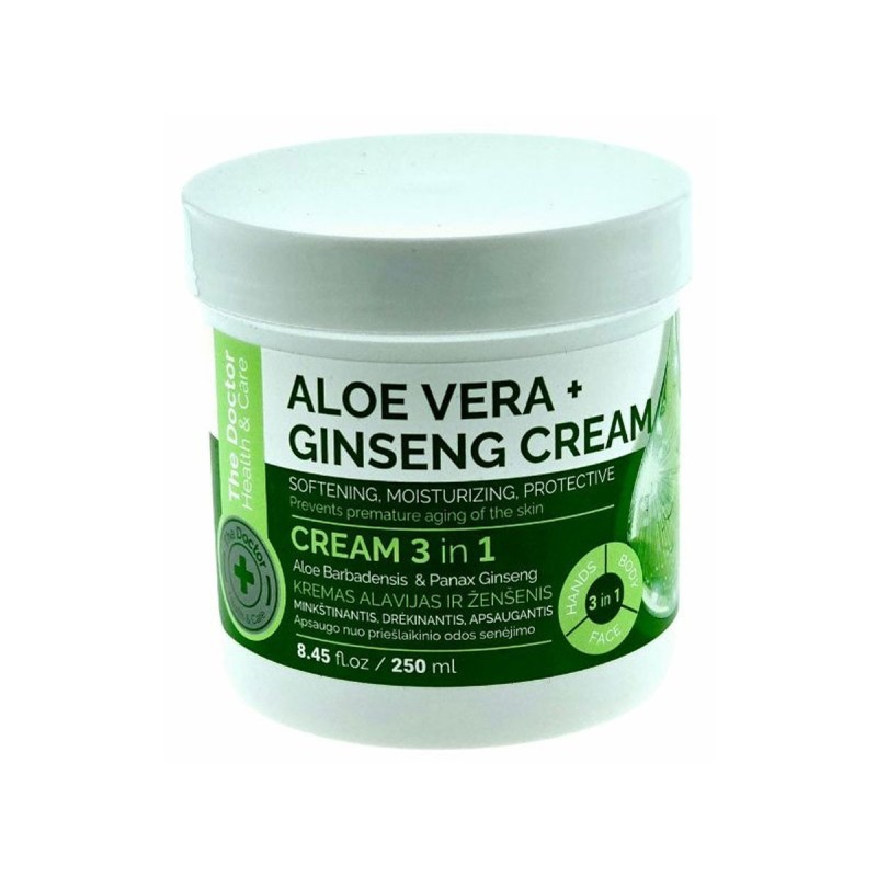 The Doctor универсальный крем 3 in 1 Алоэ Вера & Женьшень, 250 мл