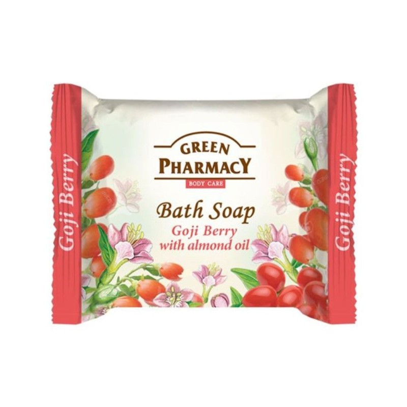 Мыло Зеленая Аптека Ягоды Годжи с Миндальным маслом, 100 г