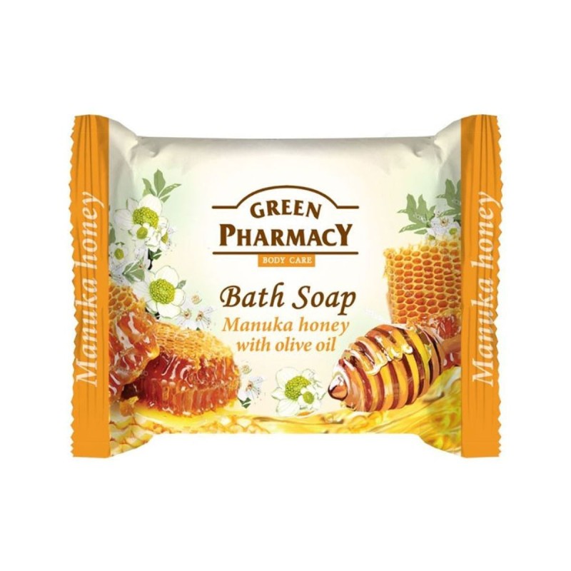 Мыло Зеленая Аптека с медом и оливковым маслом, 100 г