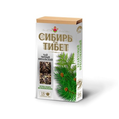 Сибирь-Тибет с можжевельником и почкой кедра, плитка 96г