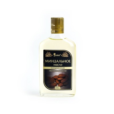 Масло растительное ореха миндаля,нерафинированное 0,25л
