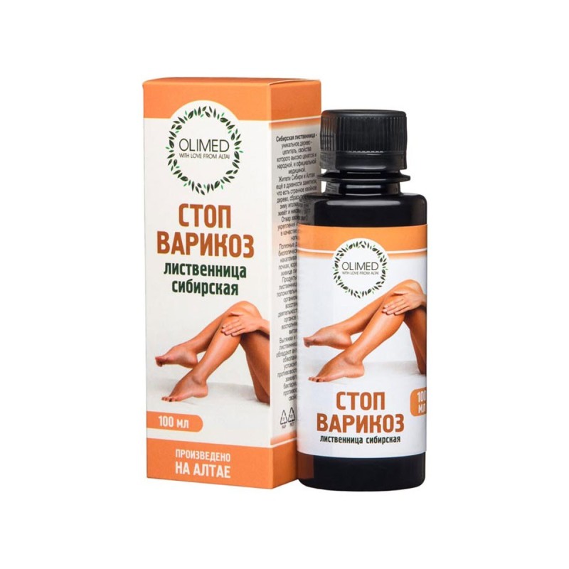 Бальзам Лиственница Сибирская "Стоп варикоз"  100 мл