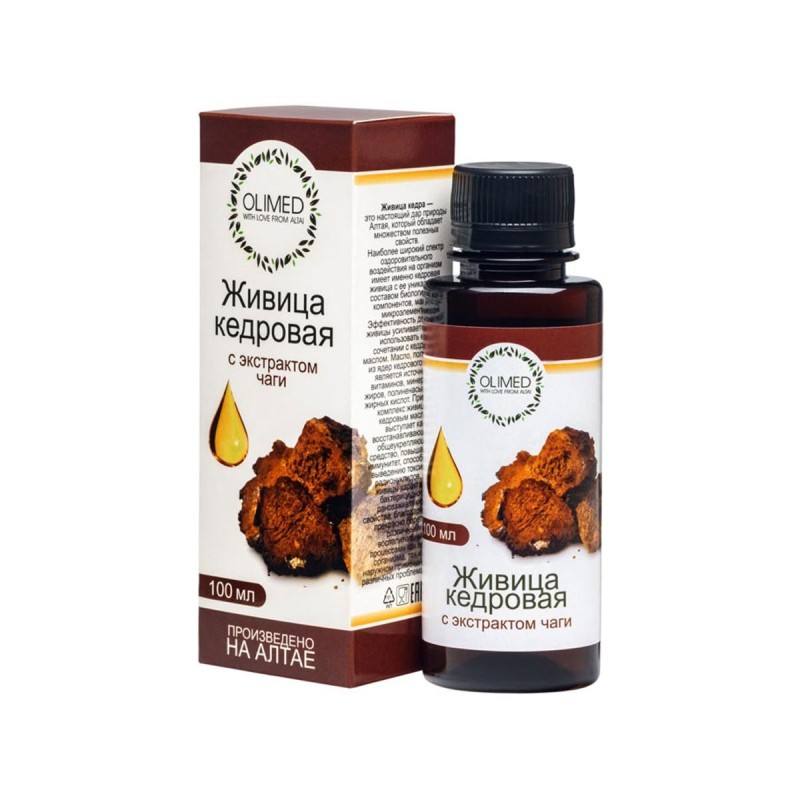 Бальзам Живица кедровая с экстрактом чаги,100 мл