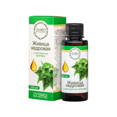 Бальзам Живица кедровая 5% с экстрактом крапивы,100 мл