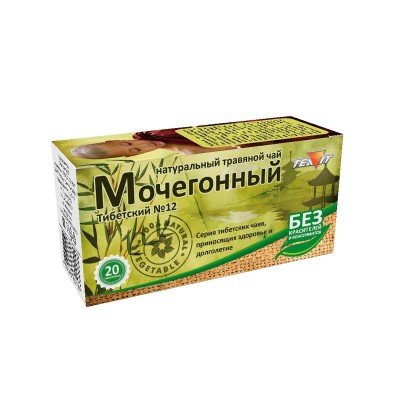 Тибетский №12 "Мочегонный" чайный напиток 20ф/п *1,5г