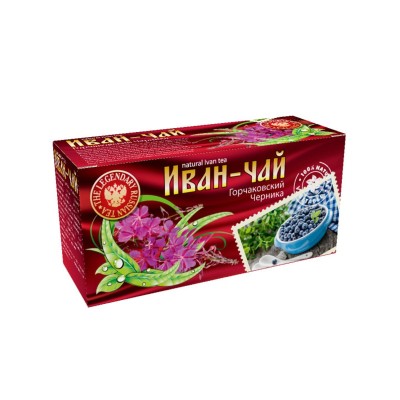 Теавит" чайный напиток Иван-чай с черникой 20ф.п * 1,5г