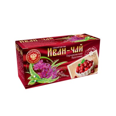 Теавит" чайный напиток Иван-чай с брусникой 20ф.п * 1,5г