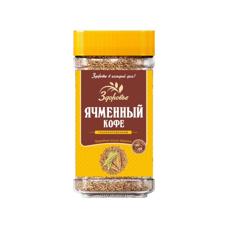 Кофе Ячменный гранулированный Здоровье 75гр стекло