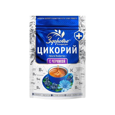 Цикорий гранула ЗДОРОВЬЕ с черникой ZIP 85гр